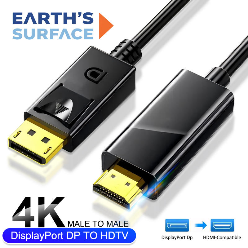 Home Cinema Projector 4K - Cavo Adattatore DisplayPort a HDMI Compatibile