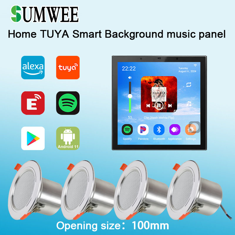 Home Cinema Bluetooth - Amplificatore da parete da 4 pollici