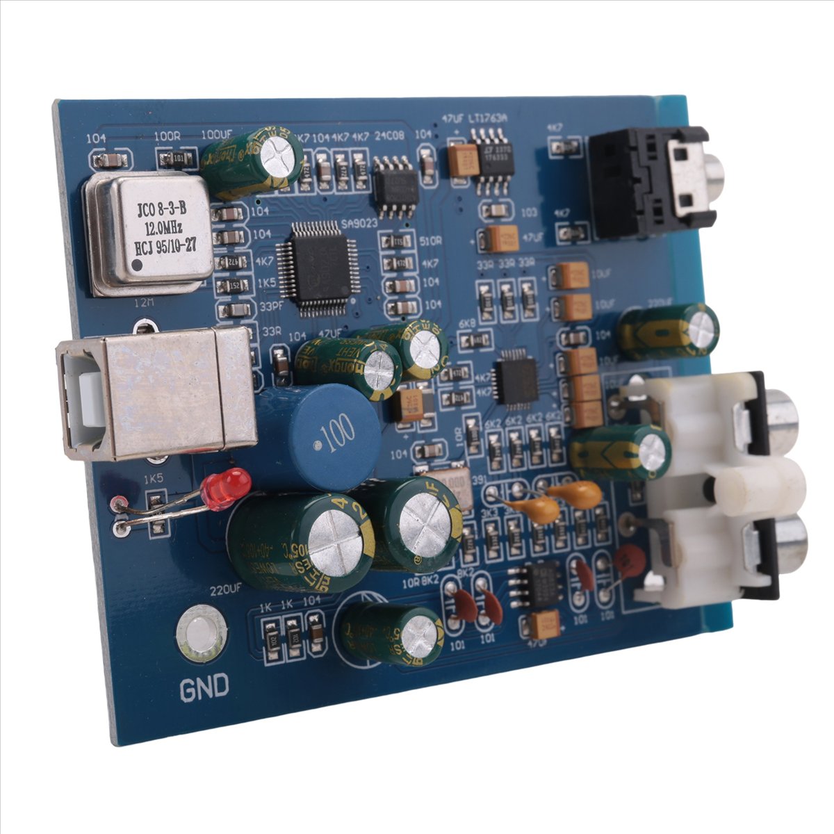 Home Cinema Ampli - Scheda Decoder USB Mini A64I ES9028K2M+SA9023,