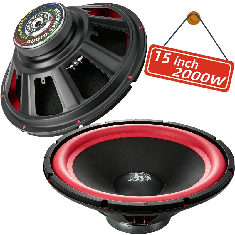 Home Cinema Speakers - Subwoofer per Auto da 15 Pollici,