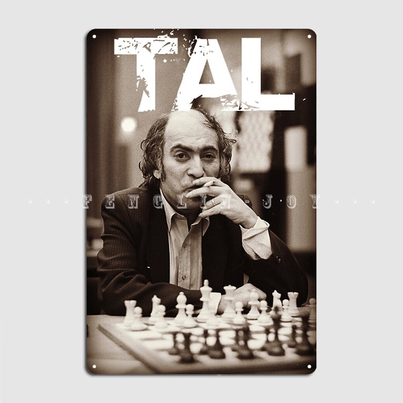 Home Cinema Logo - Scacchi russi Grandmaster michail Tal Metal