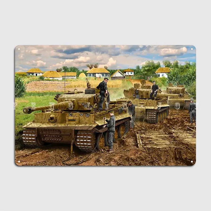 Home Cinema Logo - Panzer Tiger Stop targa in metallo
