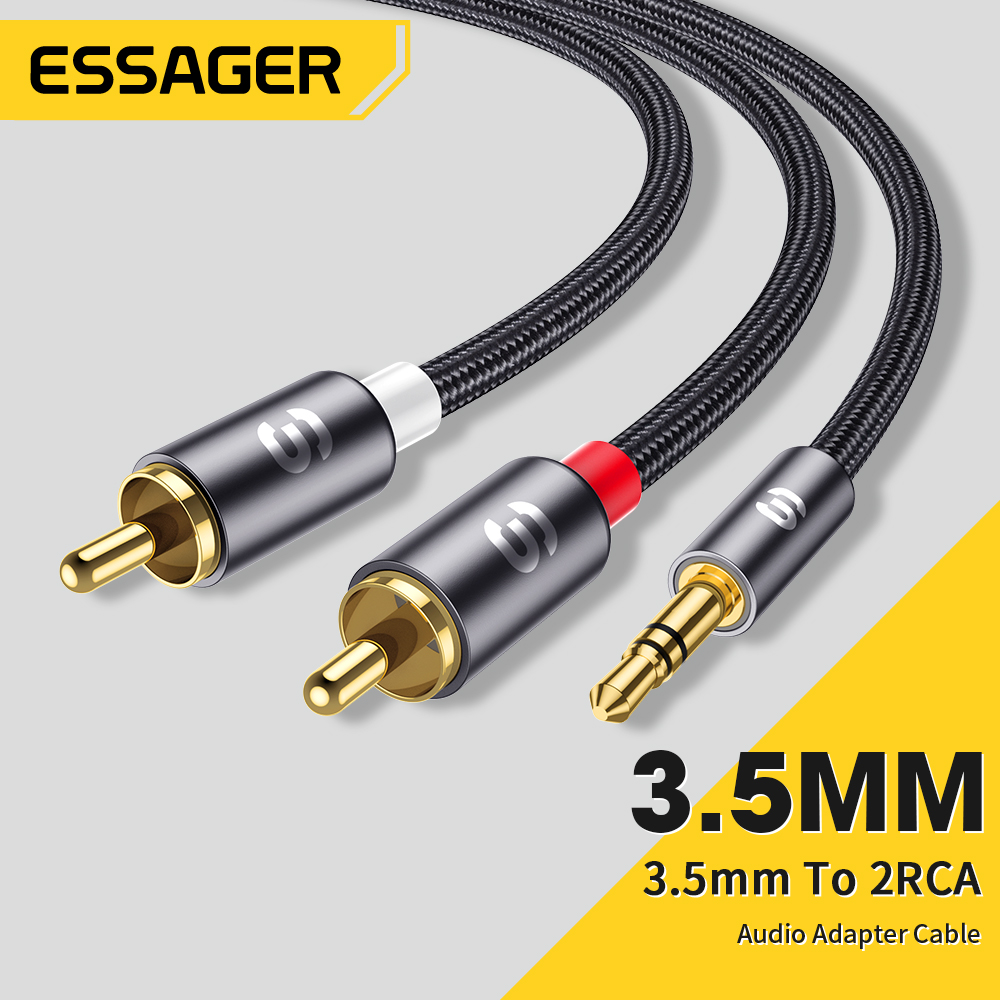 Home Cinema Ampli - Essager Cavo audio RCA Stereo da