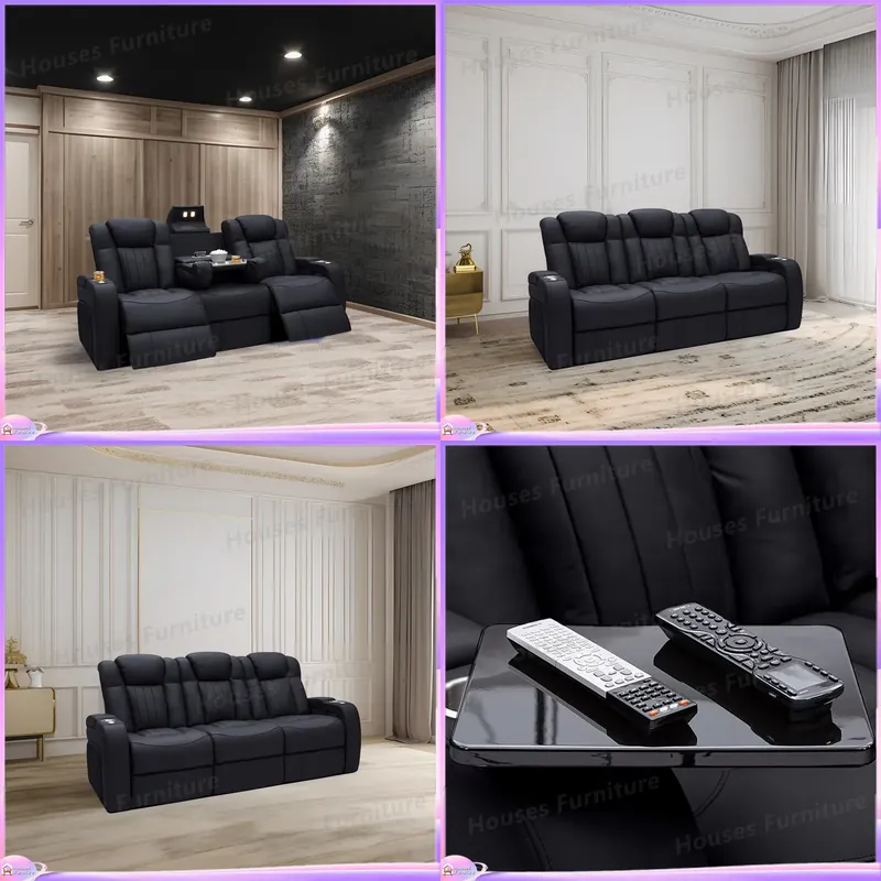 Home Cinema Recliners - Poltrona Reclinabile in Pelle per Home