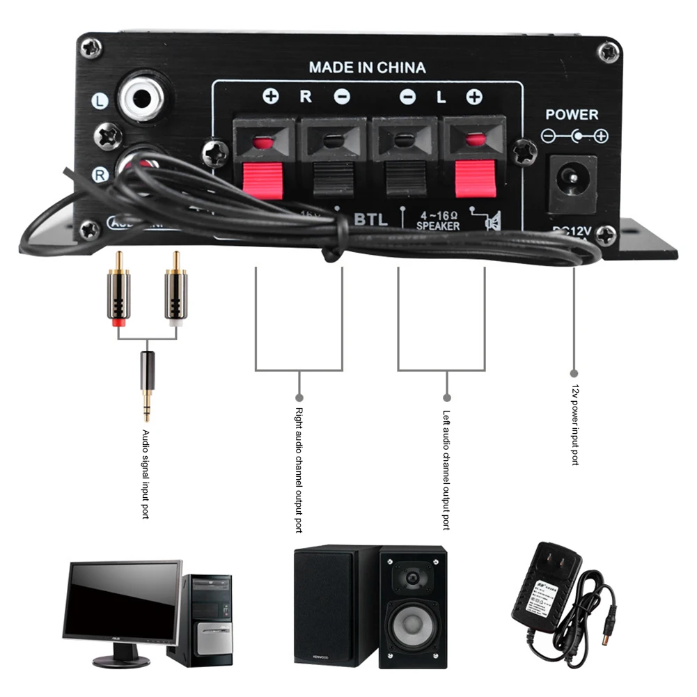Amplificatore Bluetooth AK-370 - Home Cinema Bluetooth recensione e prezzo