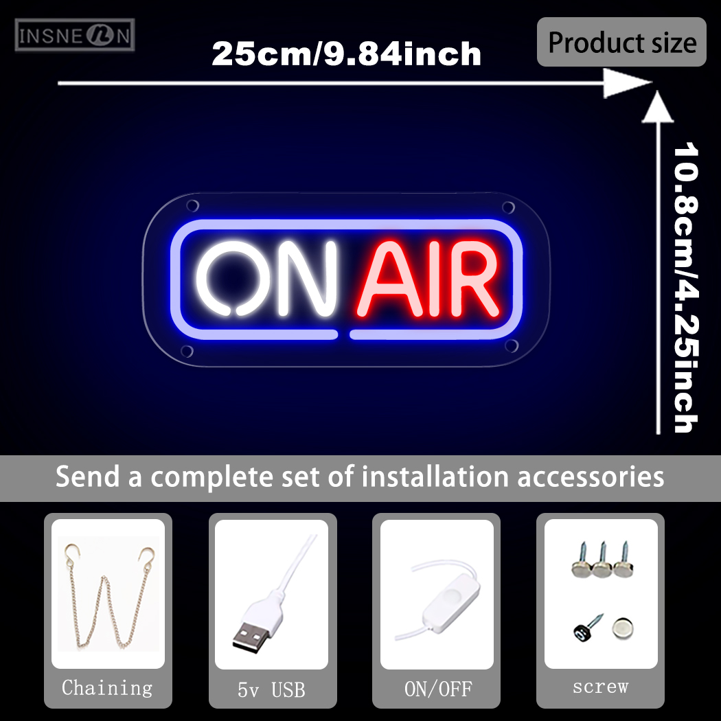 ON AIR Insegna al neon LED Ali - Home Cinema Logo recensione e prezzo