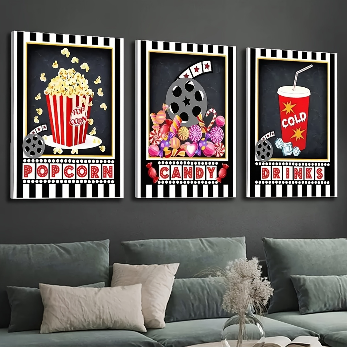 3 pezzi di decorazioni da pare - Home Cinema Logo recensione e prezzo