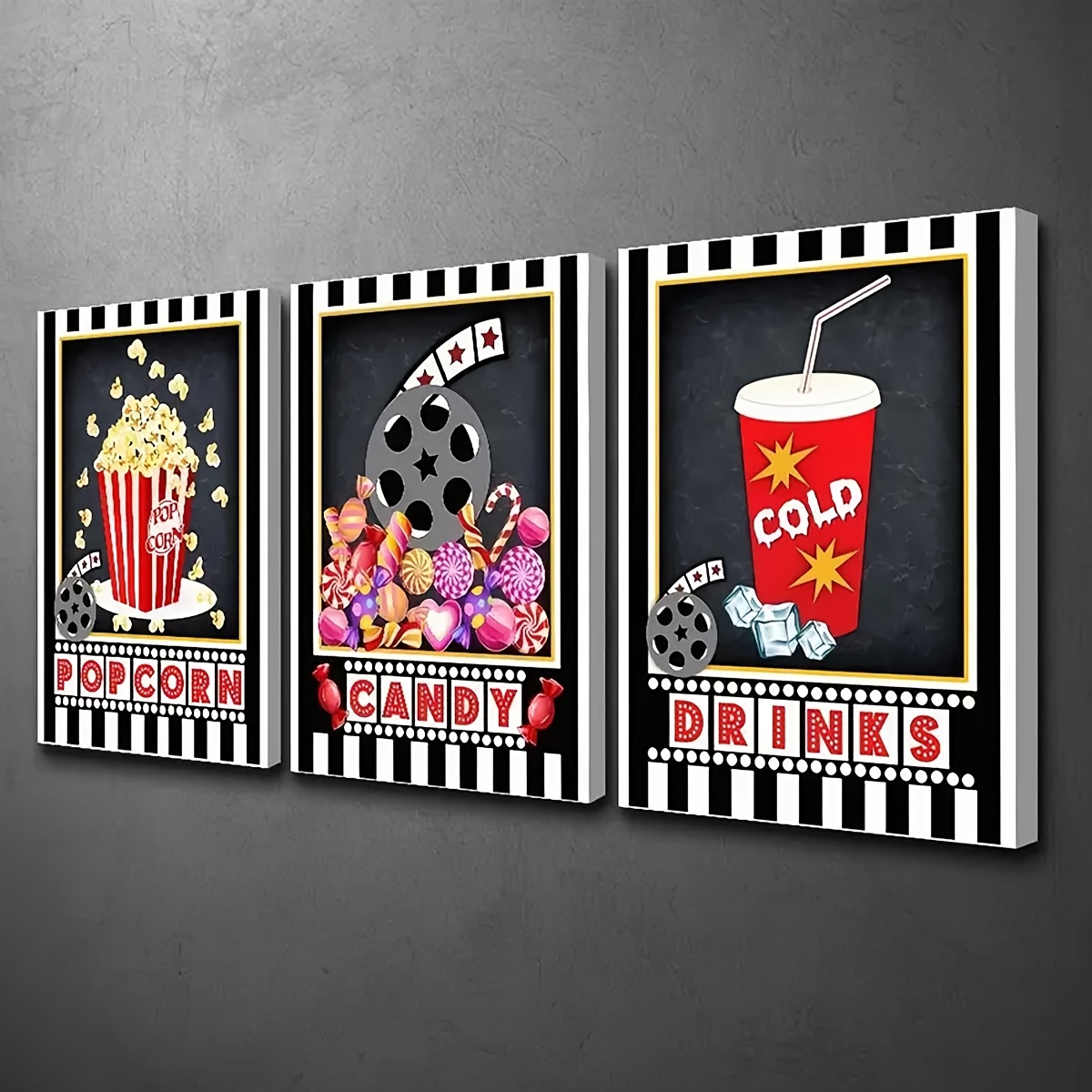 3 pezzi di decorazioni da pare - Home Cinema Logo recensione e prezzo