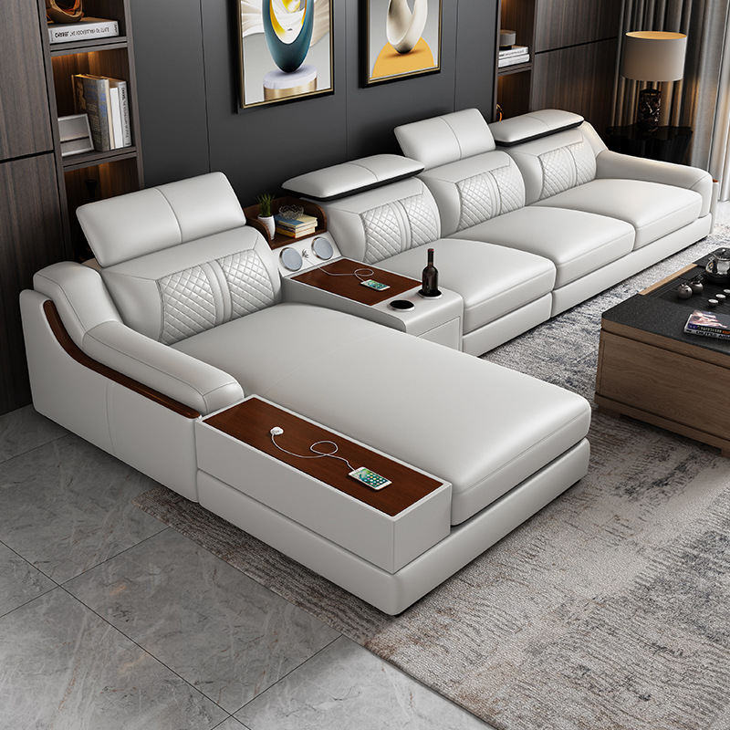 Divano in pelle, semplice e mo - Home Cinema Sofa recensione e prezzo