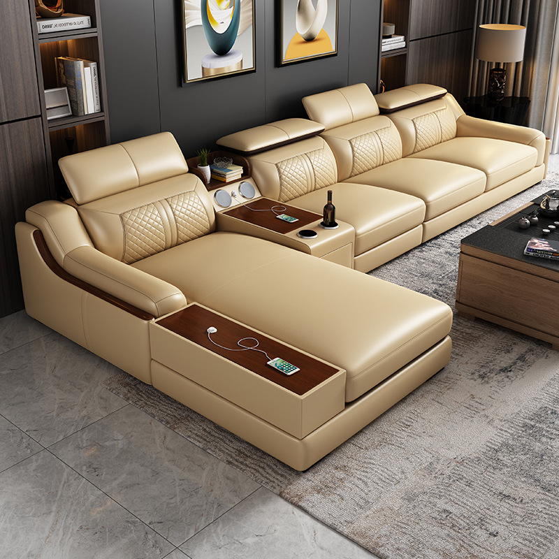 Divano in pelle, semplice e mo - Home Cinema Sofa recensione e prezzo