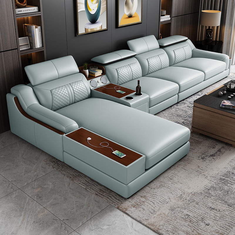 Divano in pelle, semplice e mo - Home Cinema Sofa recensione e prezzo