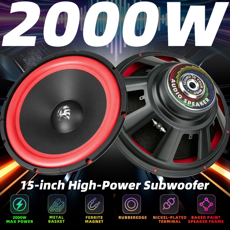 Subwoofer per Auto da 15 Polli - Home Cinema Speakers recensione e prezzo