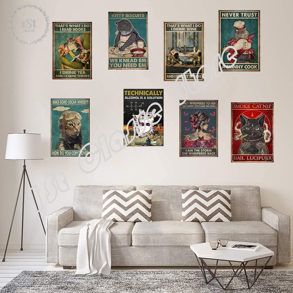 Achtung Minen Tin Sign art wal - Home Cinema Logo recensione e prezzo
