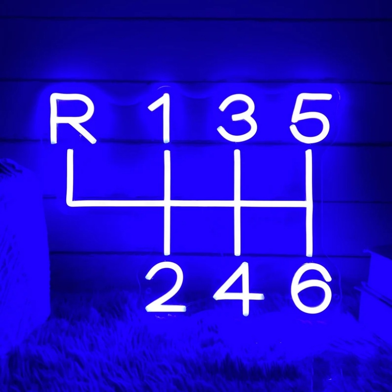 Car Gearbox Neon Sign Led Ligh - Home Cinema Logo recensione e prezzo