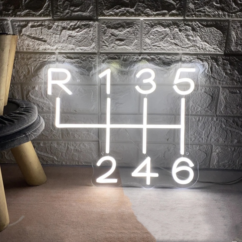 Car Gearbox Neon Sign Led Ligh - Home Cinema Logo recensione e prezzo
