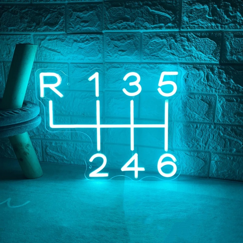 Car Gearbox Neon Sign Led Ligh - Home Cinema Logo recensione e prezzo