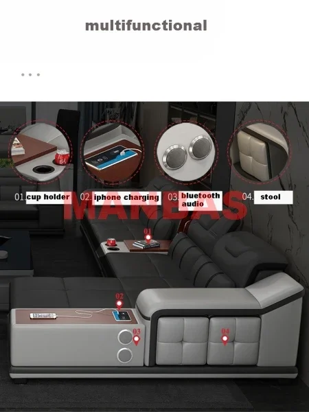 Divano Componibile Moderno a L - Home Cinema Sofa recensione e prezzo