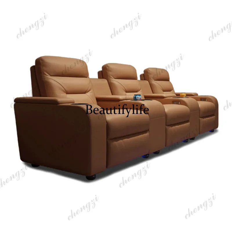 Set di divani in pelle A49 con - Home Cinema Recliners recensione e prezzo