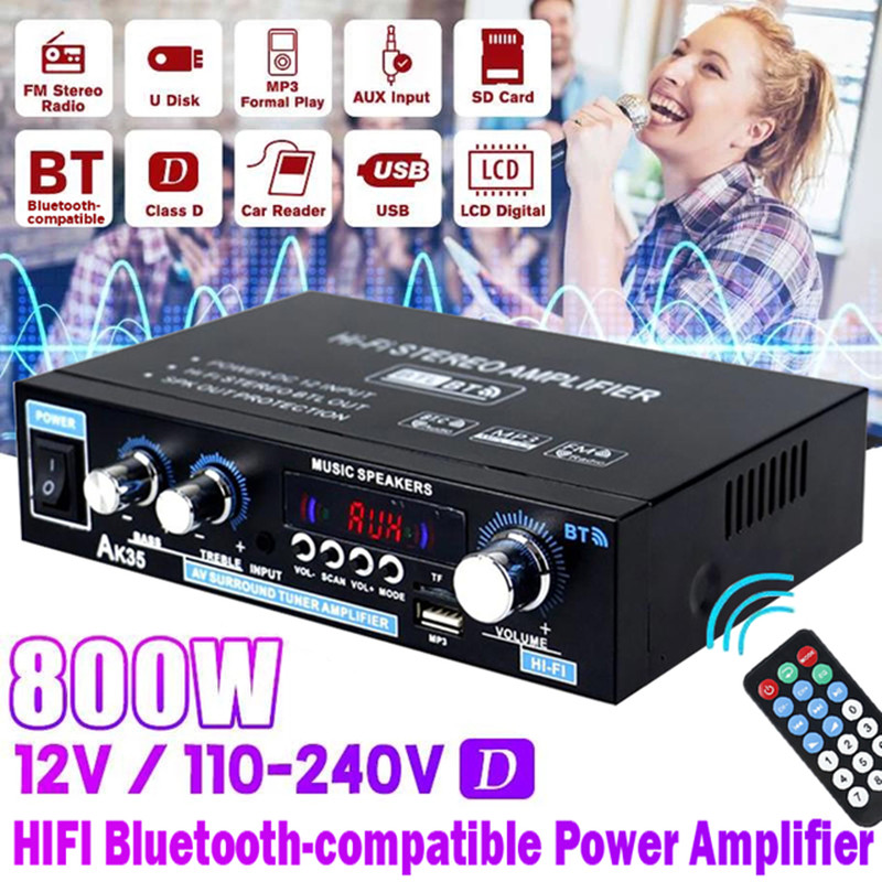 AK35 AK380 800W Amplificatori  - Home Cinema Bluetooth recensione e prezzo