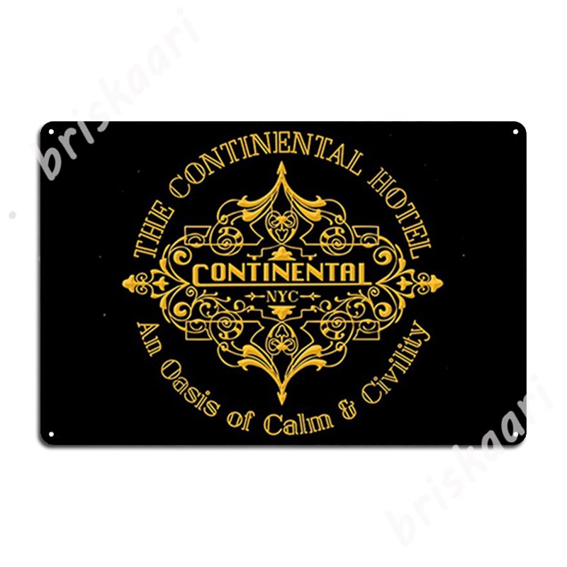 John Wick Metal Signs Wall Cav - Home Cinema Logo recensione e prezzo