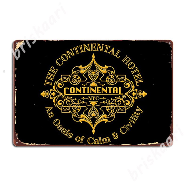 John Wick Metal Signs Wall Cav - Home Cinema Logo recensione e prezzo