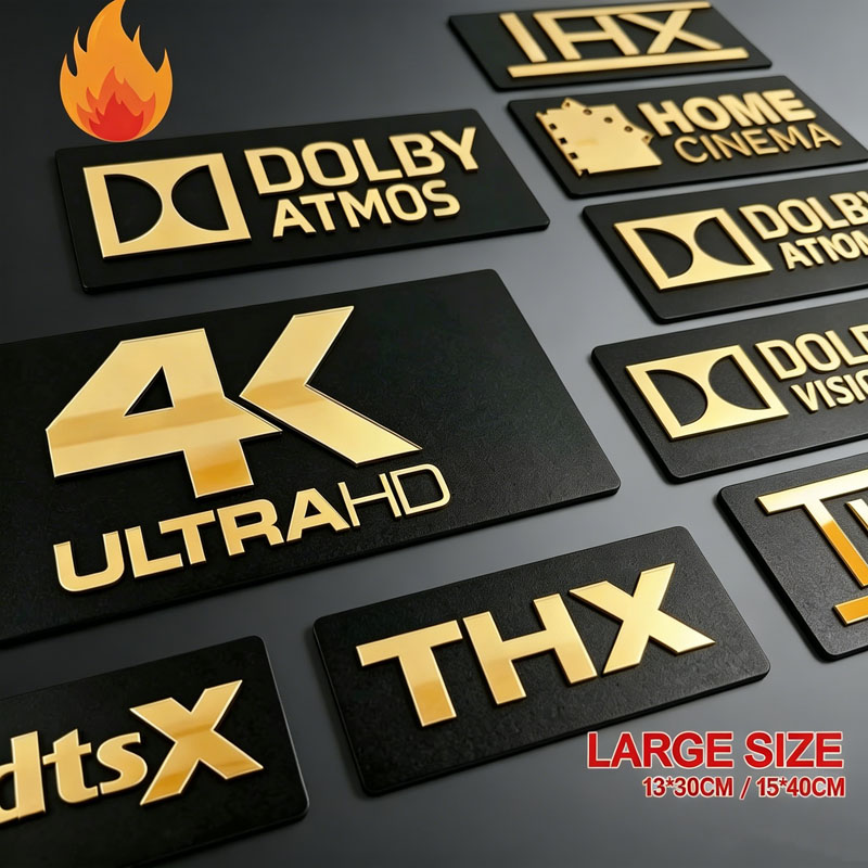 Insegne 3D a Specchio Dorato p - Home Cinema Dts X recensione e prezzo